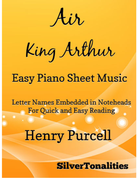 Air King Arthur Easy Piano Sheet Music