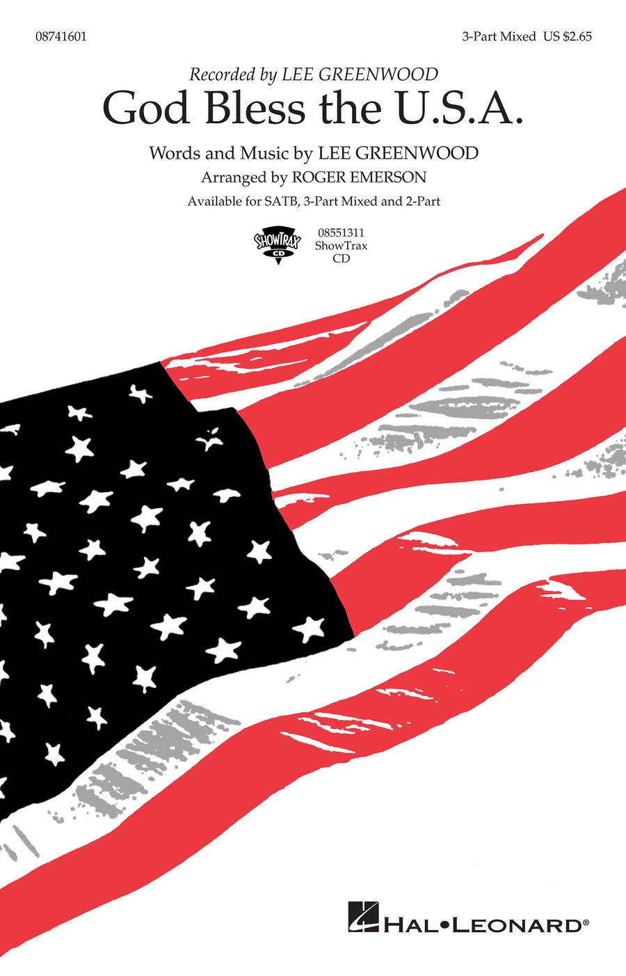 God Bless the U.S.A. 3-Part scores gallery preview page 1