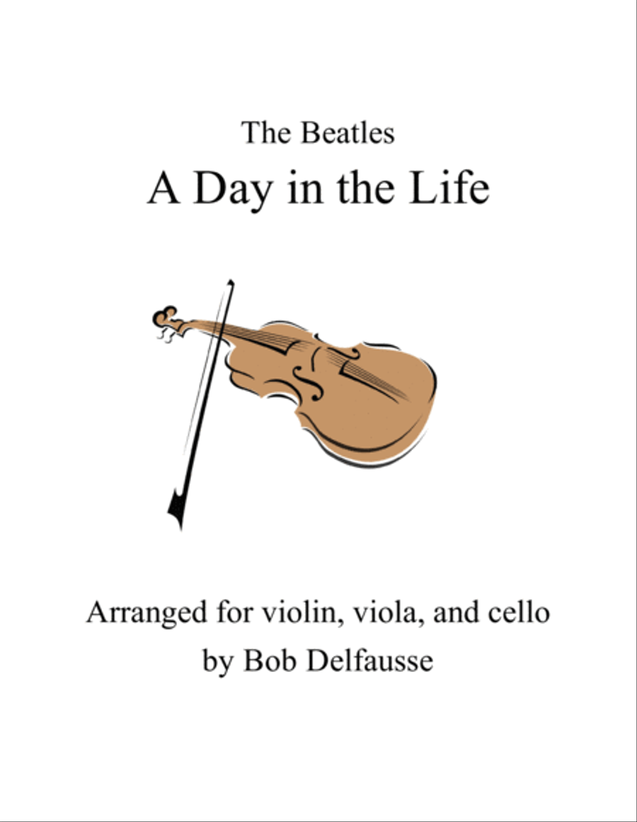 A Day In The Life String Trio scores gallery preview page 1