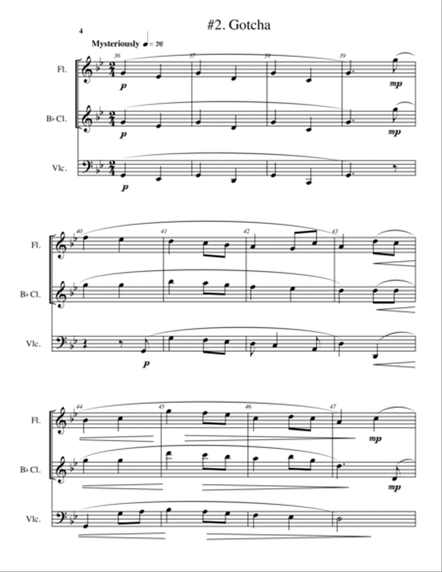 A Chidren's Suite Small Ensemble scores gallery preview page 4