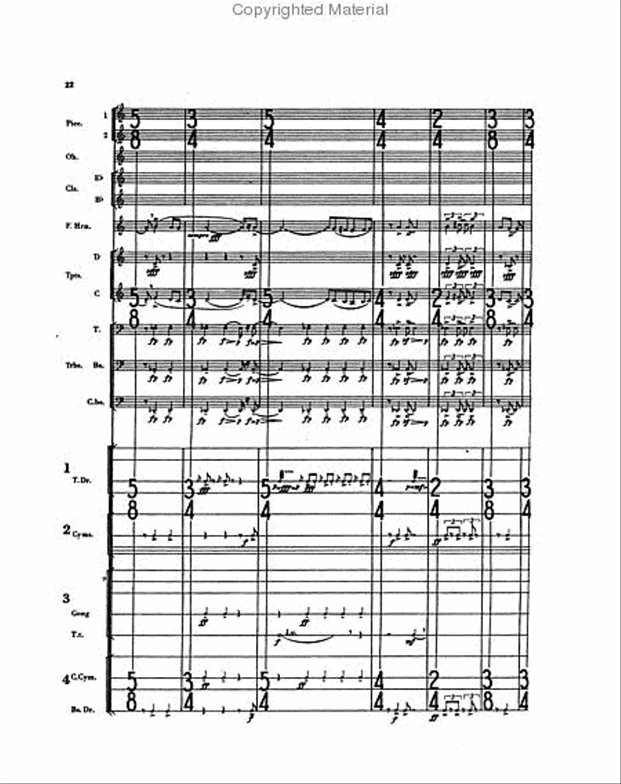 Intégrales Percussion Ensemble scores gallery preview page 4