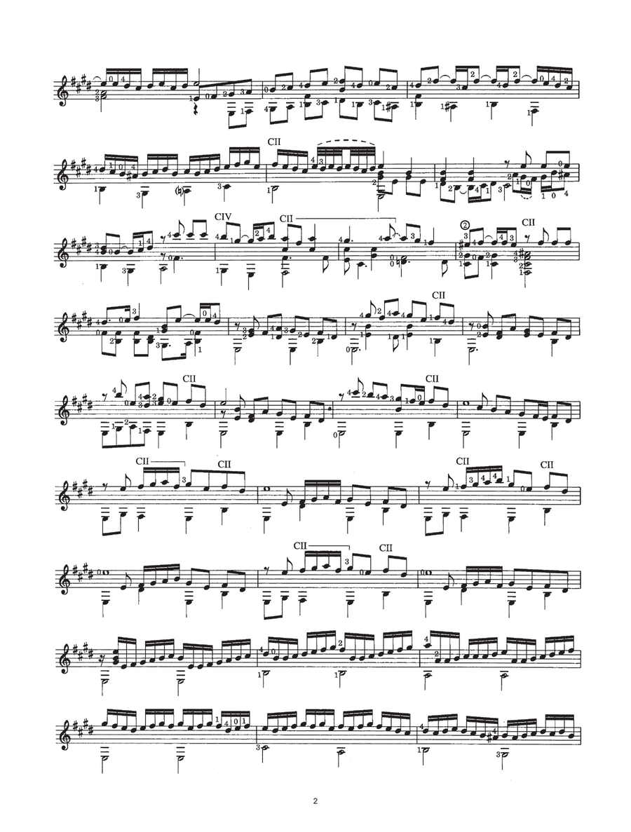 Fantasia Acoustic Guitar scores gallery preview page 2