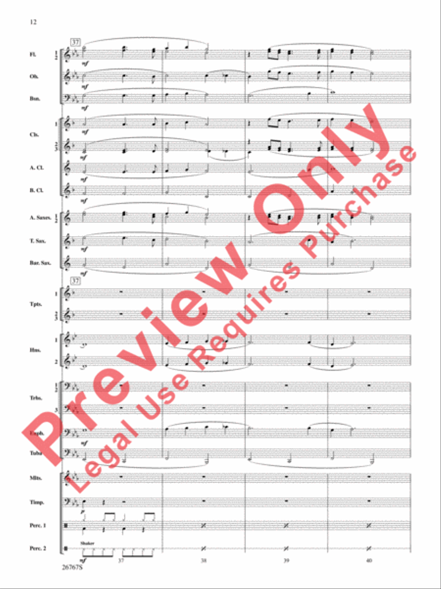 Variations on Ding Dong the Witch Is Dead (from The Wizard of Oz) Concert Band scores gallery preview page 13