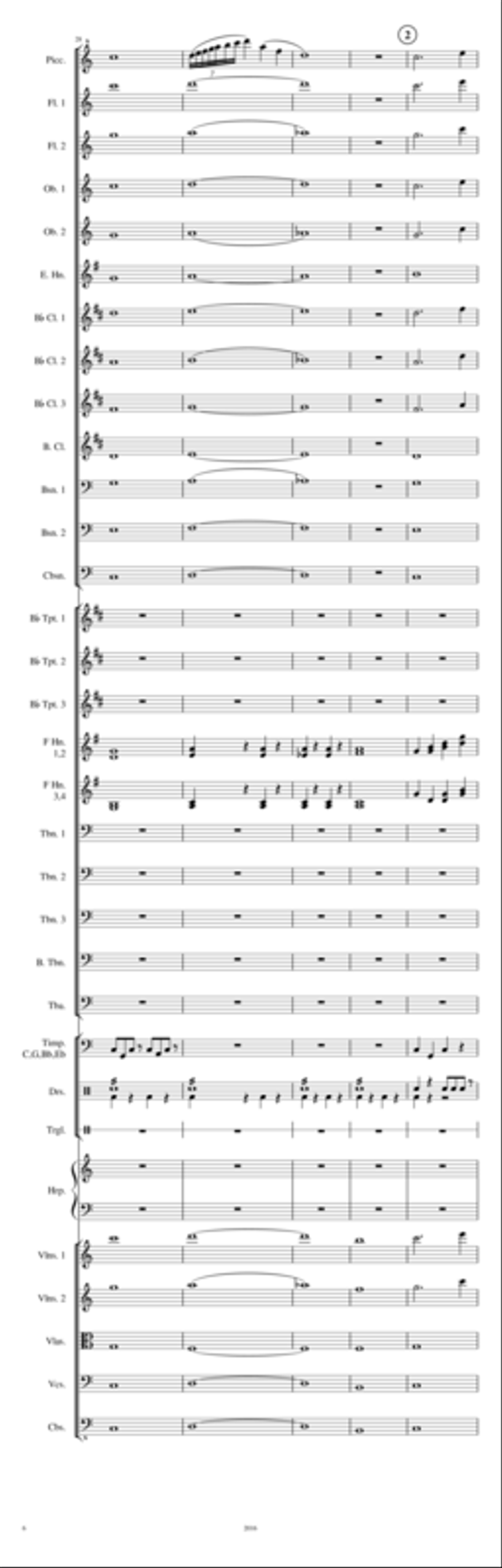 Journey into Carlsbad Caverns Full Orchestra scores gallery preview page 6