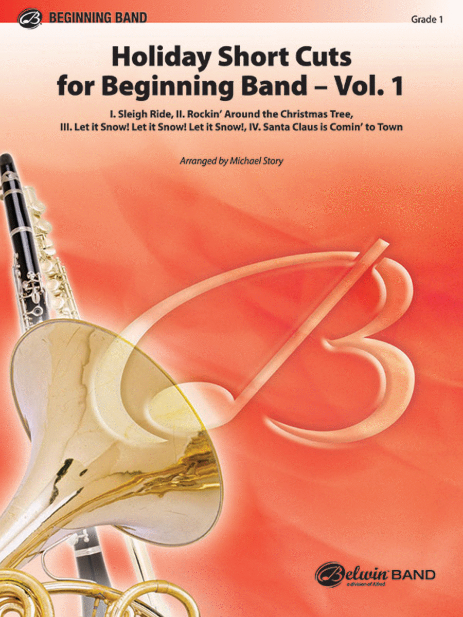 Holiday Short Cuts for Beginning Band -- Vol. 1 Concert Band scores gallery preview page 1