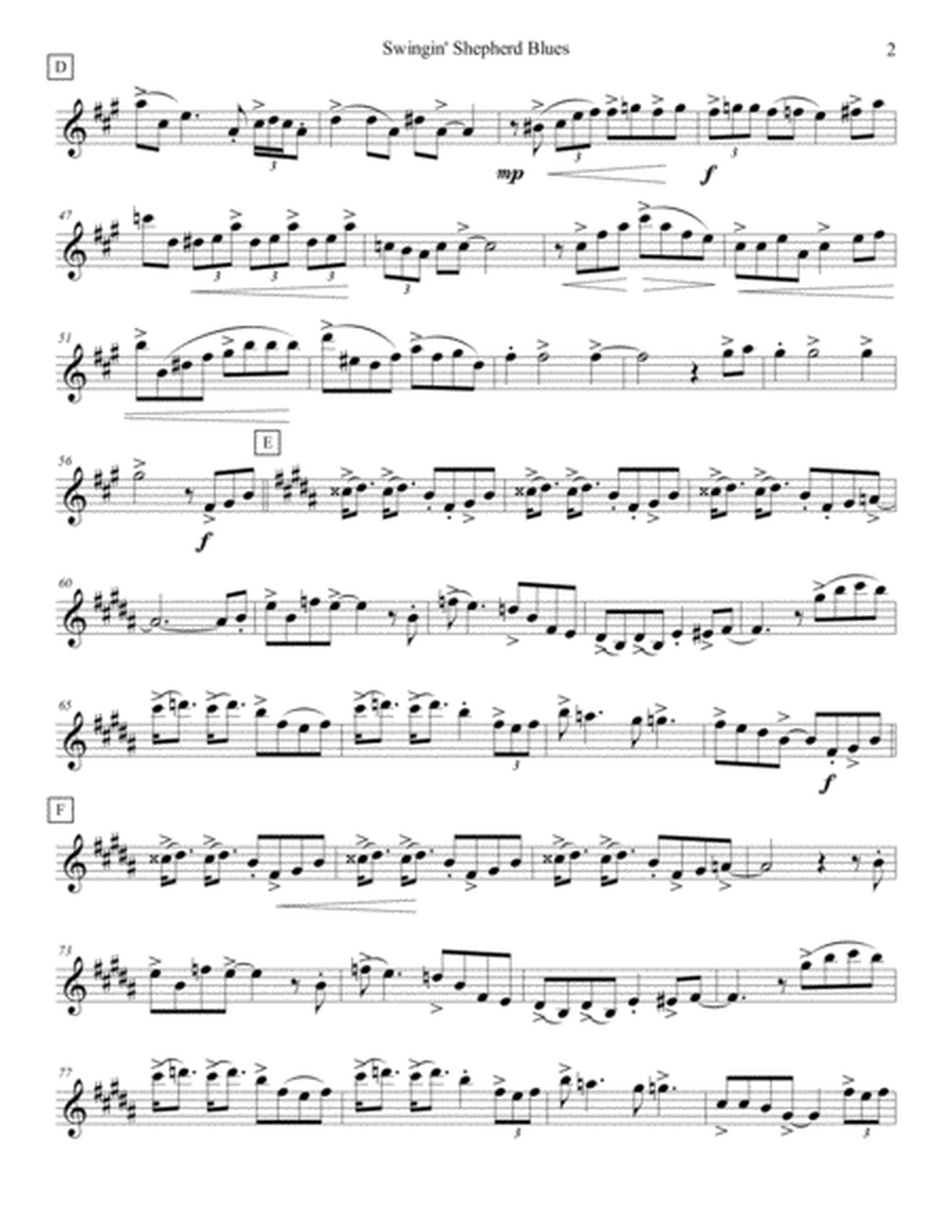 Swingin' Shepherd Blues (Violin 2)
