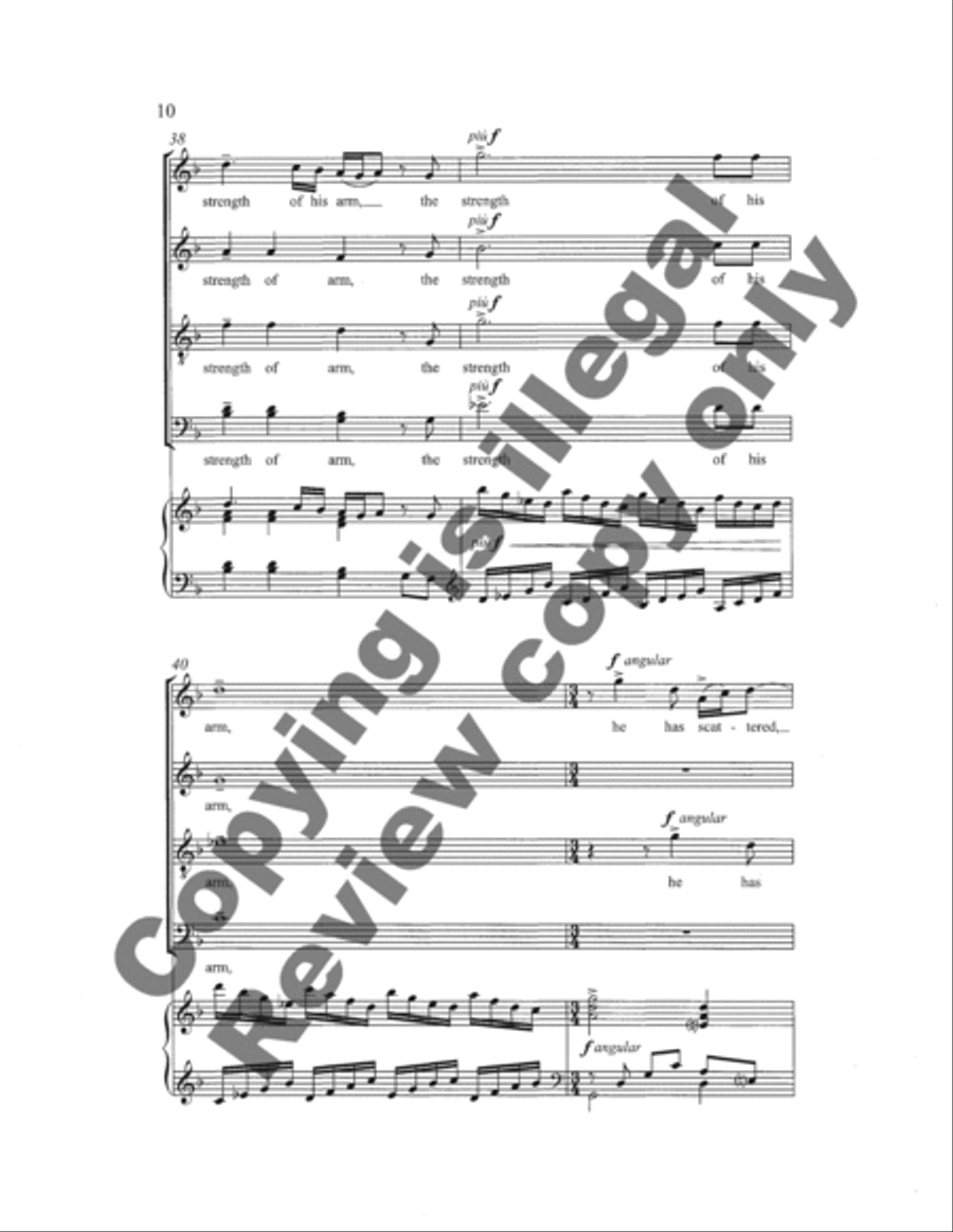 Magnificat 4-Part scores gallery preview page 10