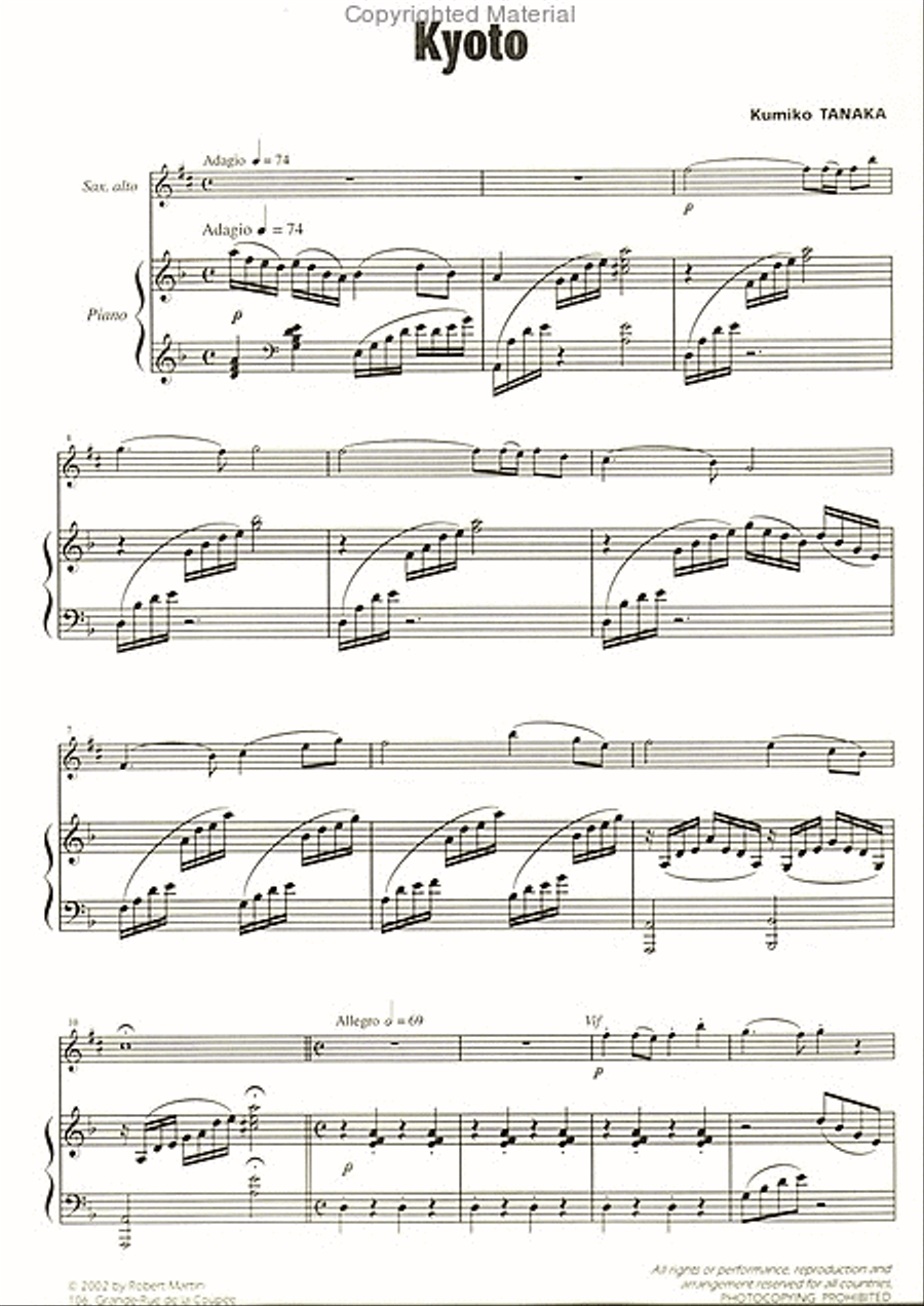 Kyoto Piano Accompaniment scores gallery preview page 2