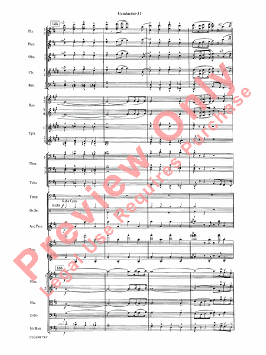 Leroy Anderson Favorites Leroy Anderson Favorites Full Orchestra scores gallery preview page 34