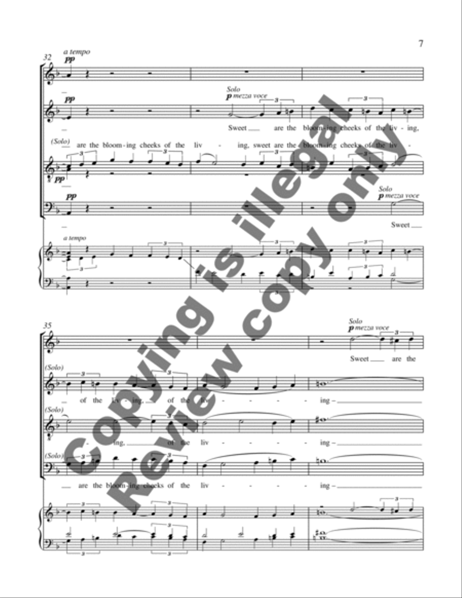 Ashes of Soldiers 4-Part scores gallery preview page 10