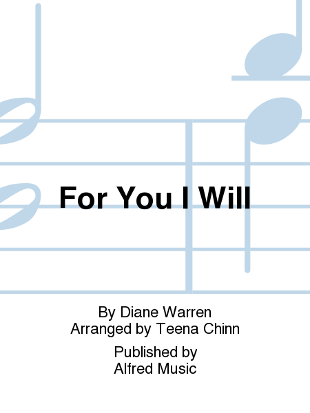 For You I Will (3-Part Mixed) 