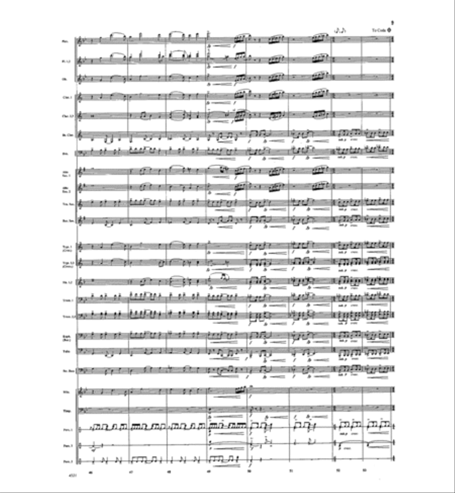 Hopetown Holiday Hopetown Holiday Concert Band scores gallery preview page 9