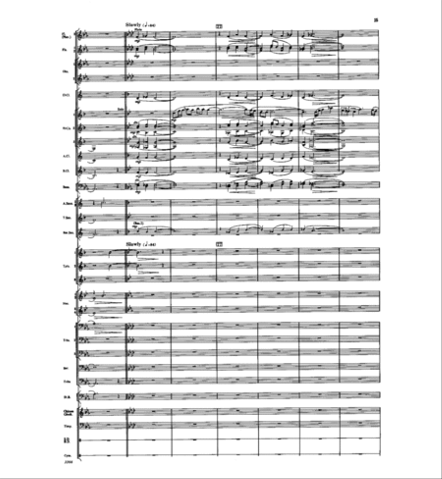 Symphonic Scenario Symphonic Scenario Concert Band scores gallery preview page 14
