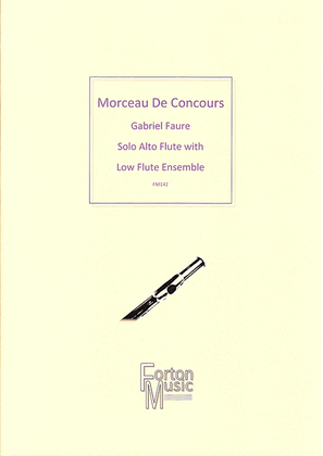Book cover for Morceau de Concours (alto flute solo)
