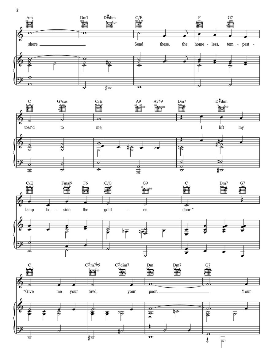 Give Me Your Tired, Your Poor Guitar scores gallery preview page 2