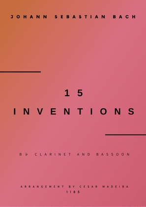15 Inventions - Bb Clarinet and Bassoon (Full Score and Parts)
