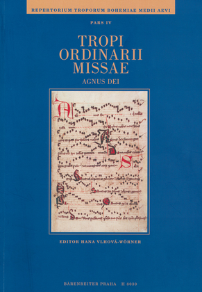Book cover for Tropi ordinarii missae. Agnus Dei