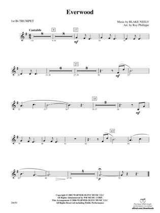 Everwood, Theme from: 1st B-flat Trumpet