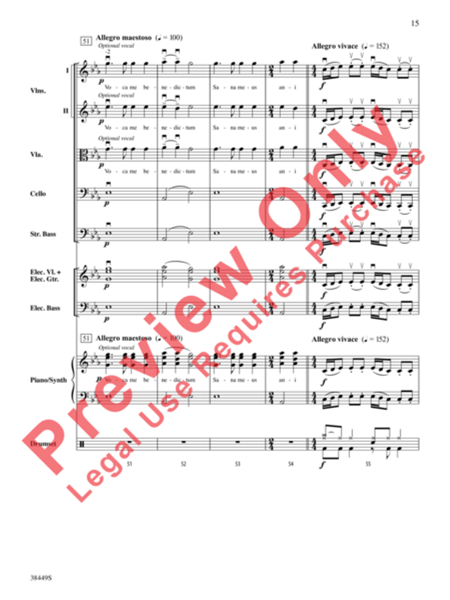 Requiem (The Fifth) String Orchestra scores gallery preview page 16