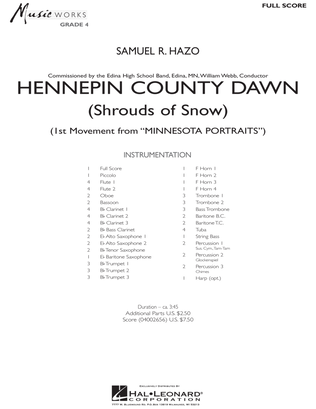 Hennepin County Dawn (Mvt. 1 of Minnesota Portraits) - Full Score