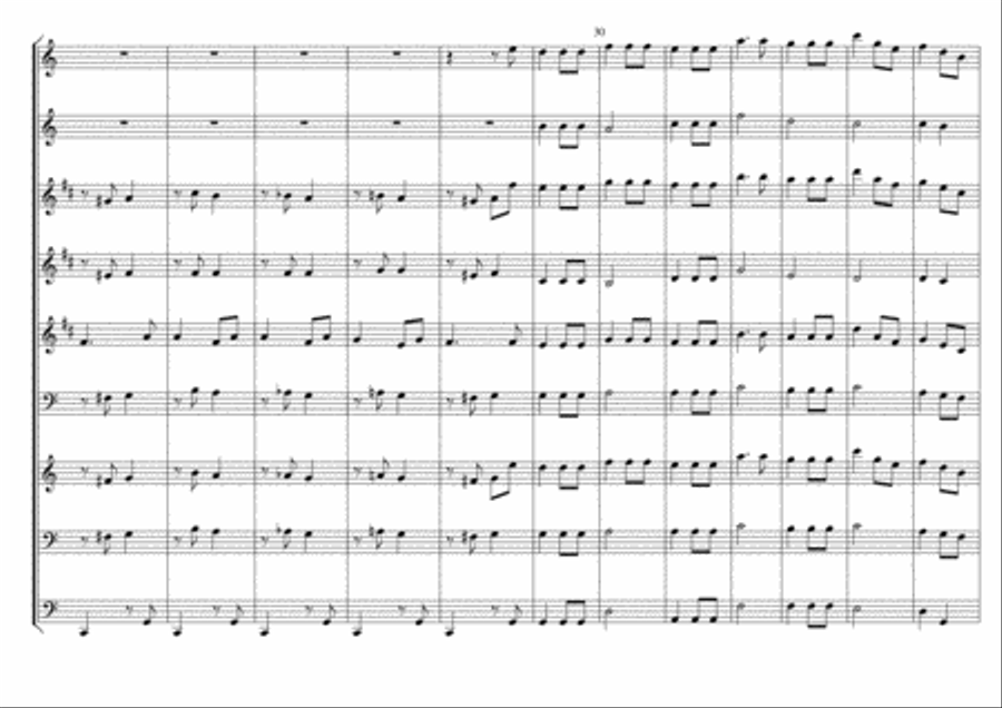 Children's Carol arranged for Chamber Orchestra by David Catherwood Chamber Orchestra scores gallery preview page 3
