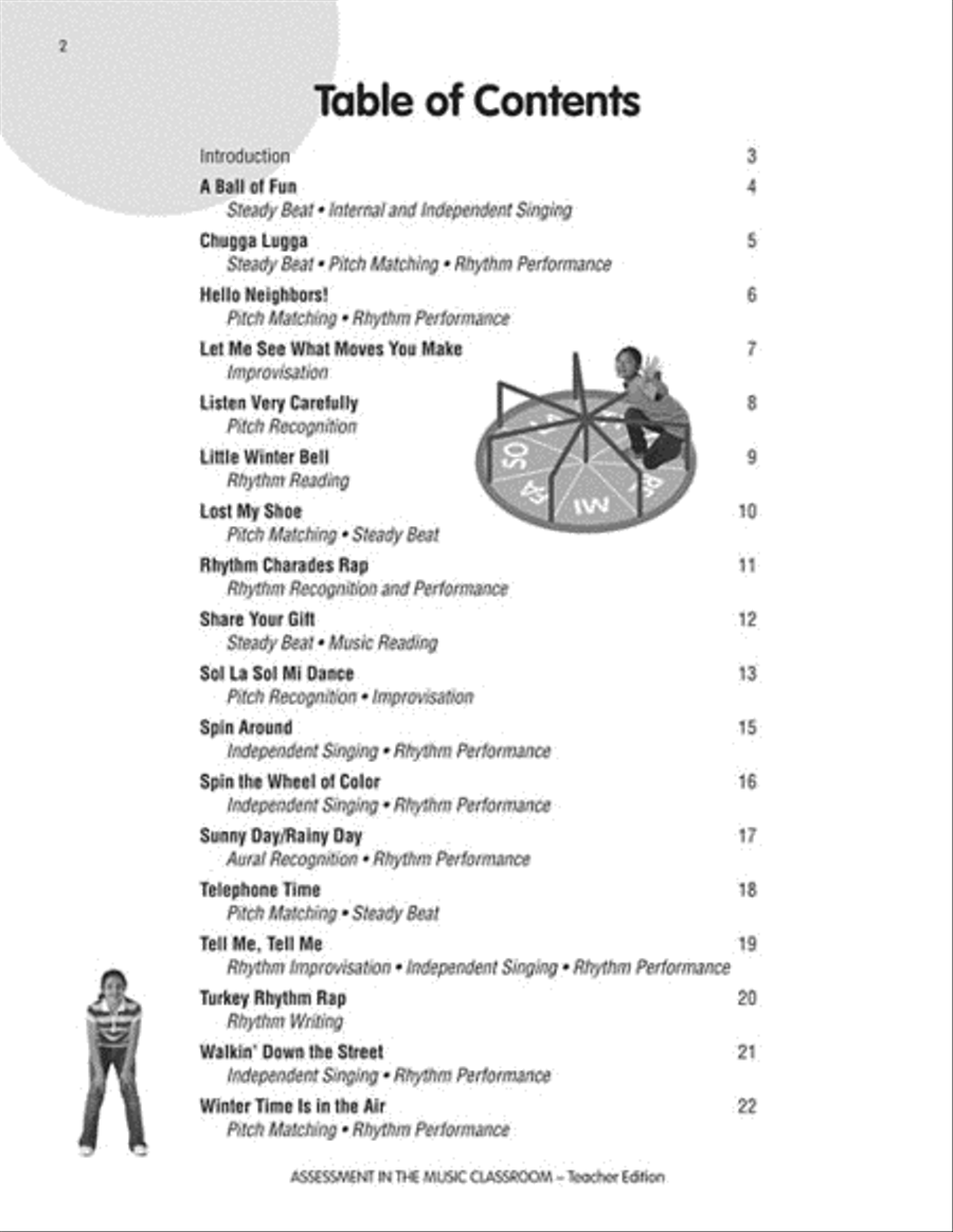 Assessment in the Music Classroom Choir scores gallery preview page 2