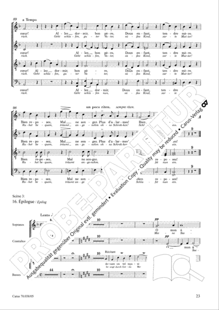 L'Enfance du Christ L'Enfance du Christ 4-Part scores gallery preview page 24