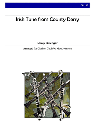 Book cover for Irish Tune from County Derry for Clarinet Choir