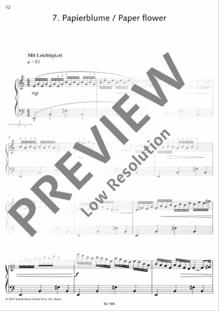 Musical Flowers Musical Flowers Harp scores gallery preview page 13
