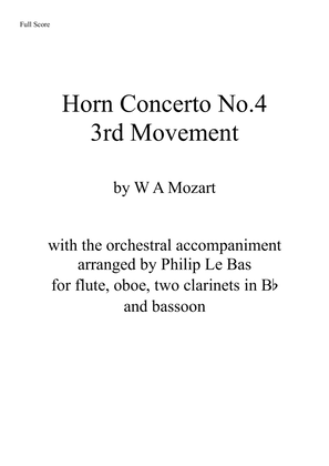 Rondo - Mozart Horn Concerto No.4, 3rd mvmt