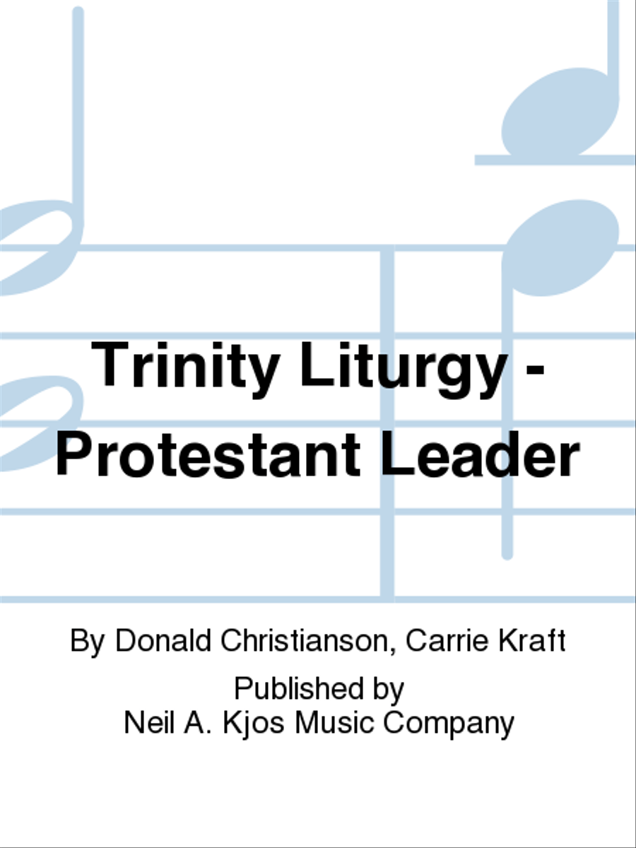 Trinity Liturgy - Protestant Leader 4-Part scores gallery preview page 1