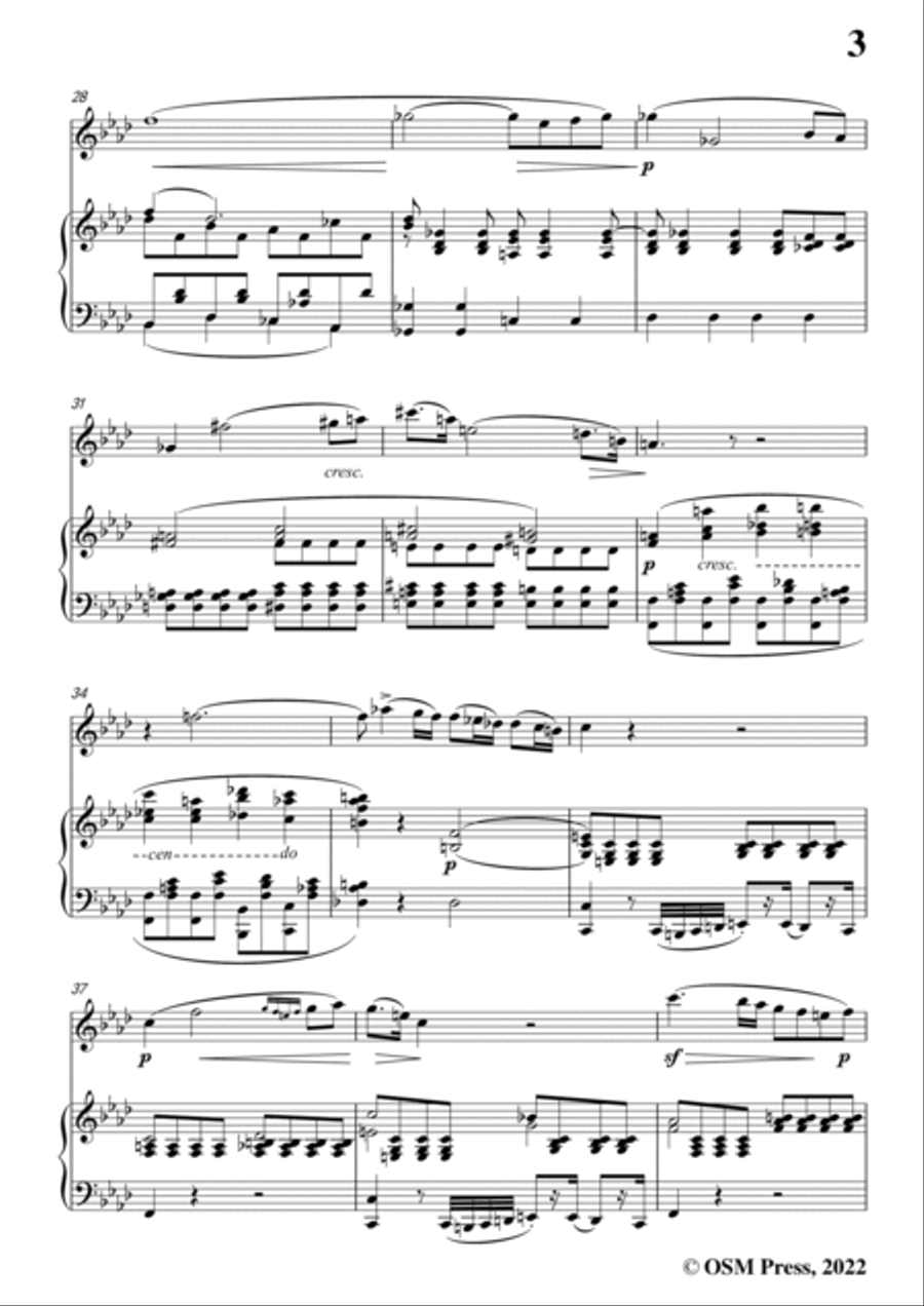 Hummel-Introduction,Theme and Variations,Op.102,for Oboe and Piano Piano scores gallery preview page 5