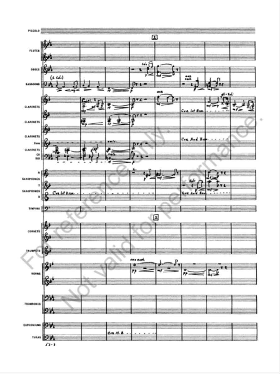 Symphony No. 6 Concert Band scores gallery preview page 5