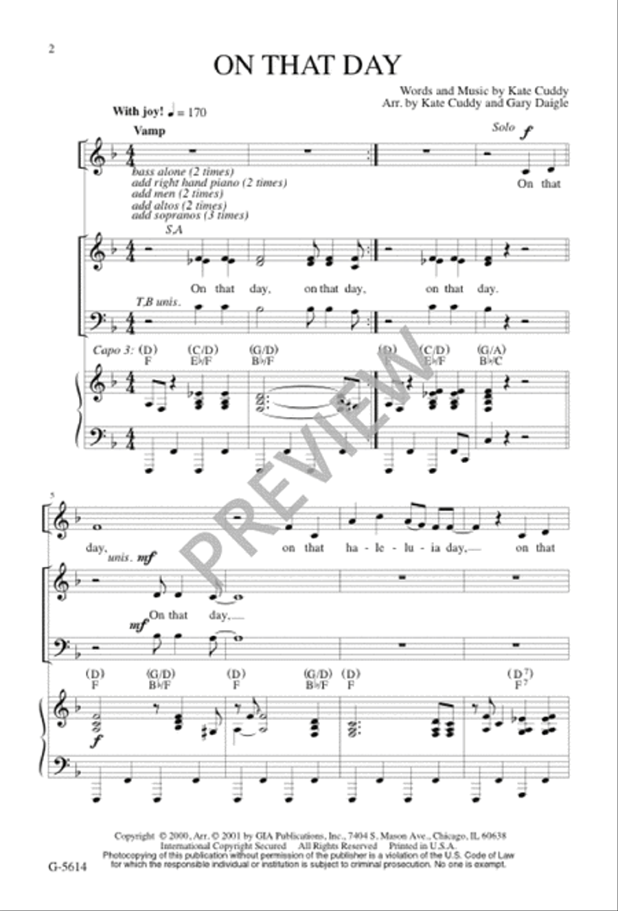 On That Day 4-Part scores gallery preview page 1