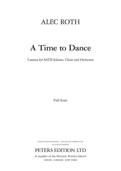 A Time to Dance (Full Score)
