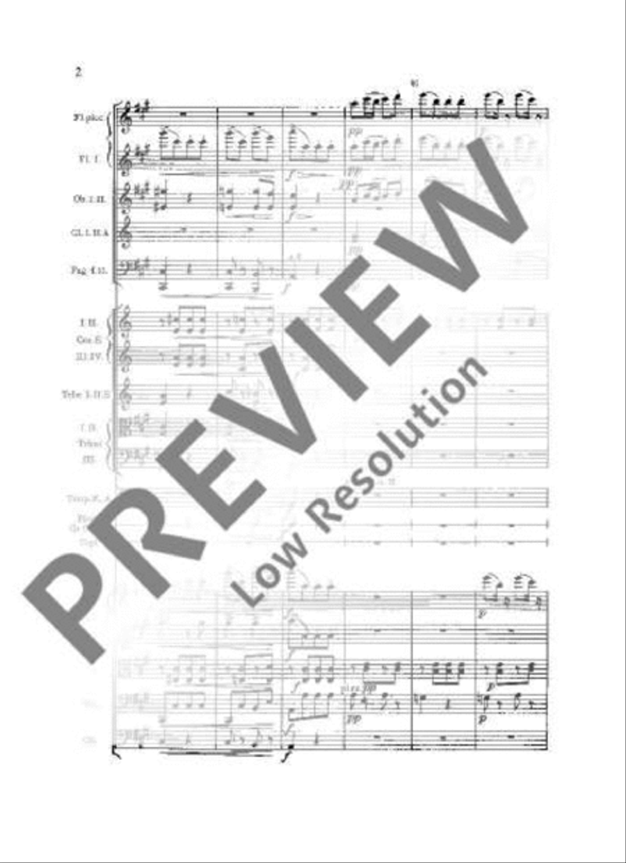 Slavonic Dances Orchestra scores gallery preview page 5