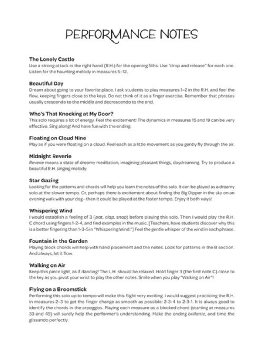 Dreams and Imagination Dreams and Imagination Easy Piano scores gallery preview page 7