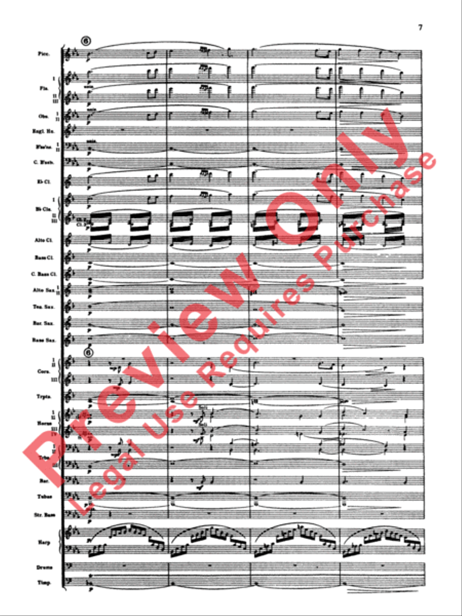 Elsa's Procession to the Cathedral Concert Band scores gallery preview page 8