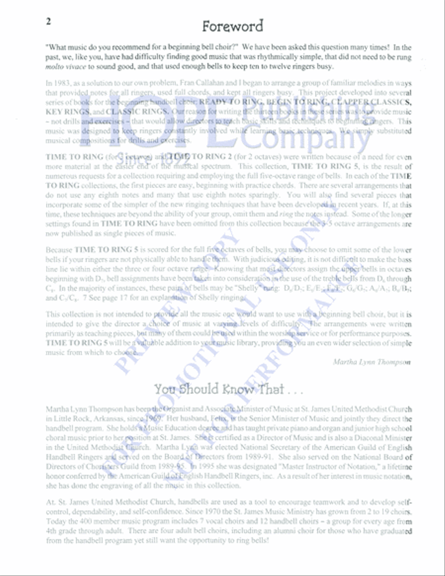 Time to Ring 5 5-Octaves scores gallery preview page 4