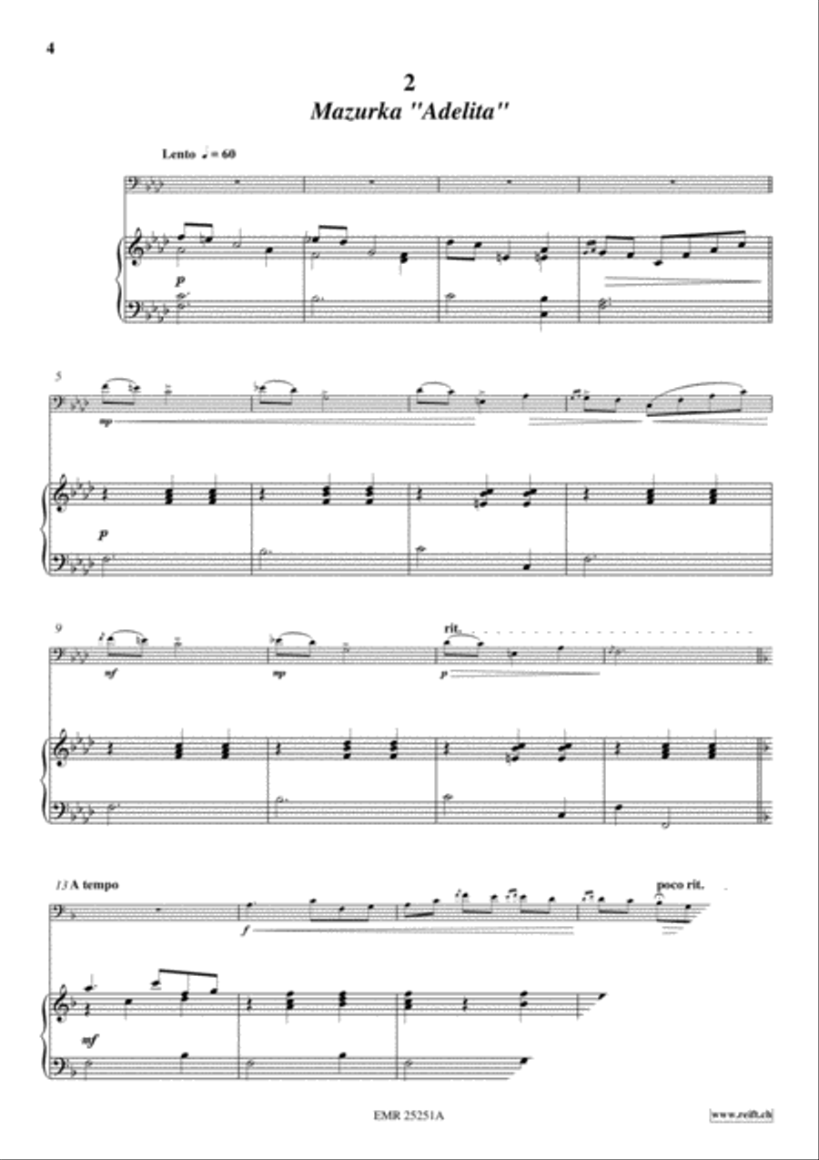 2 Pieces Bassoon Solo scores gallery preview page 4