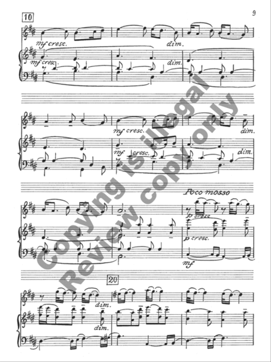 Short Sonata No. 1 For Flute And Harpsichord (Or Piano) [Score And Part] Flute Solo scores gallery preview page 15