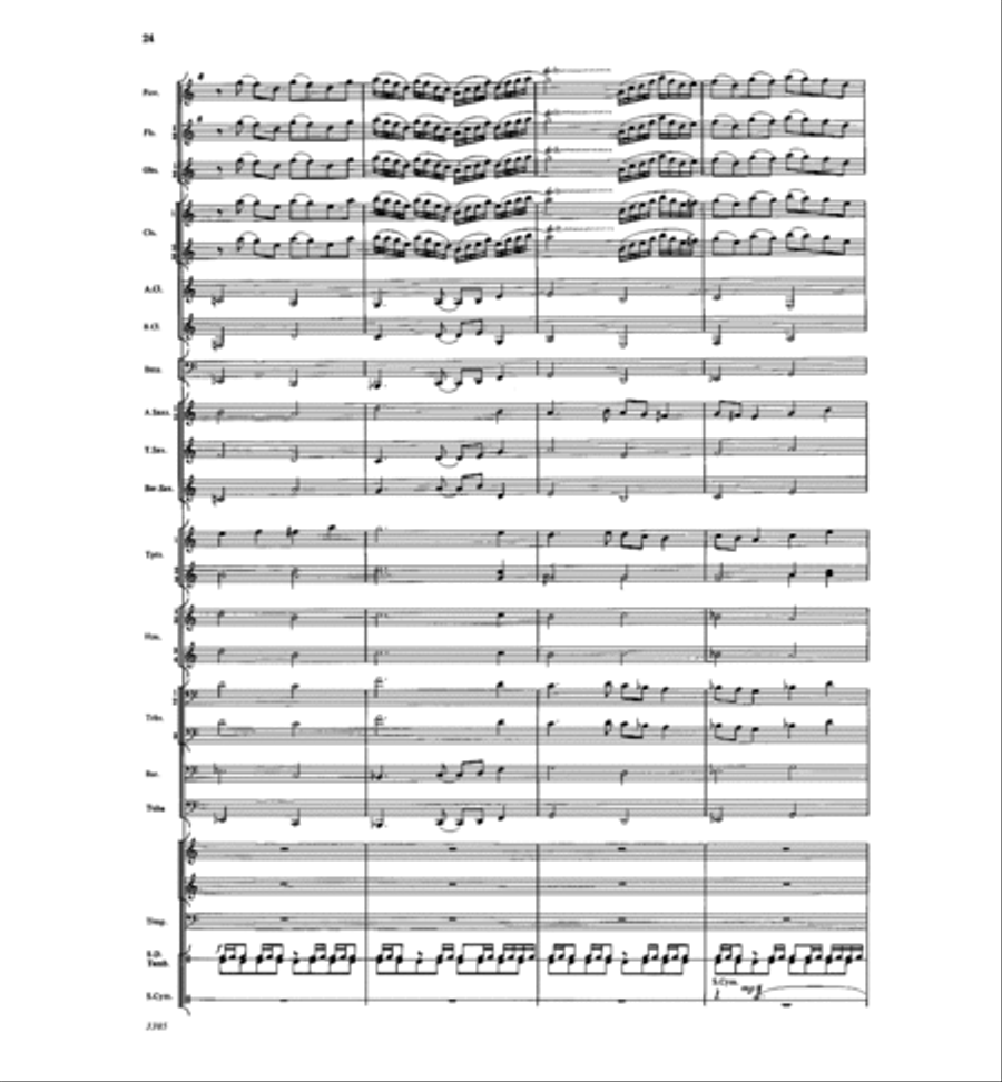 Canzonetta Canzonetta Concert Band scores gallery preview page 23