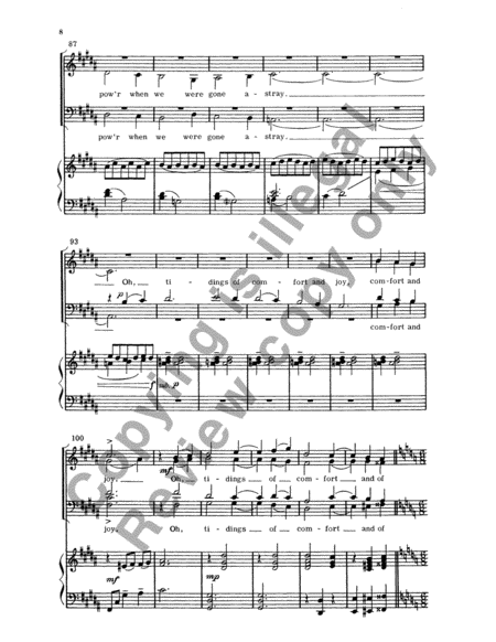 Christmas Trilogy: 3. God Rest Ye Merry, Gentlemen (Choral Score)