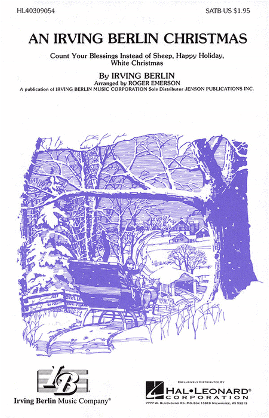 An Irving Berlin Christmas (Medley) 4-Part scores gallery preview page 1