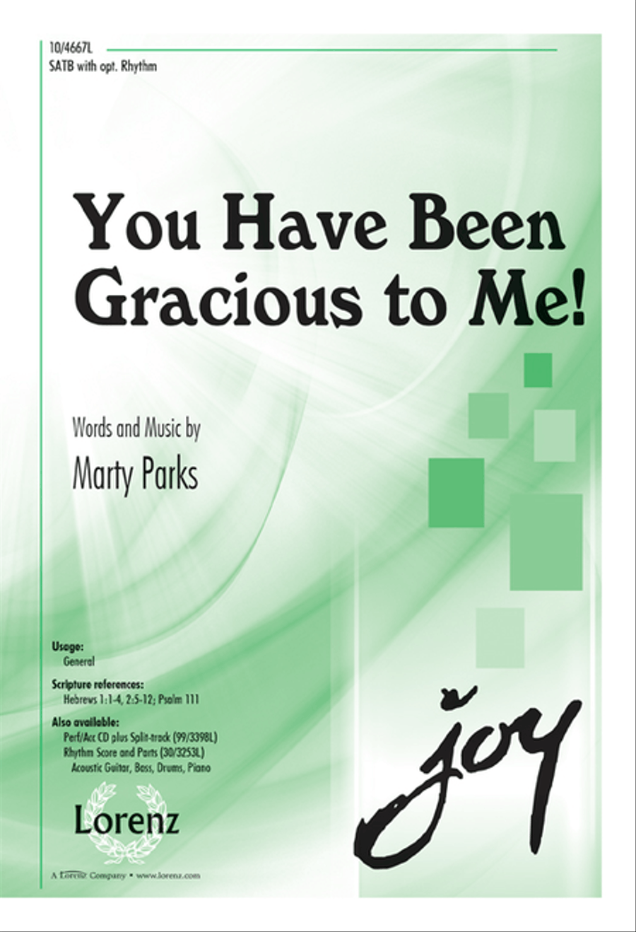 You Have Been Gracious to Me! 4-Part scores gallery preview page 1