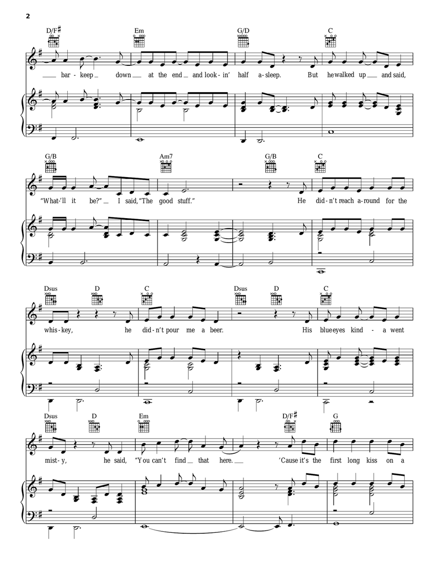 The Good Stuff The Good Stuff Piano, Vocal, Guitar scores gallery preview page 2