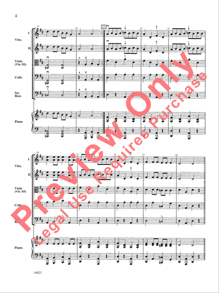 Fiddles on Fire String Orchestra scores gallery preview page 5