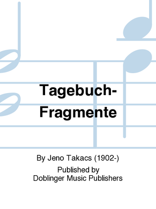Tagebuch-Fragmente