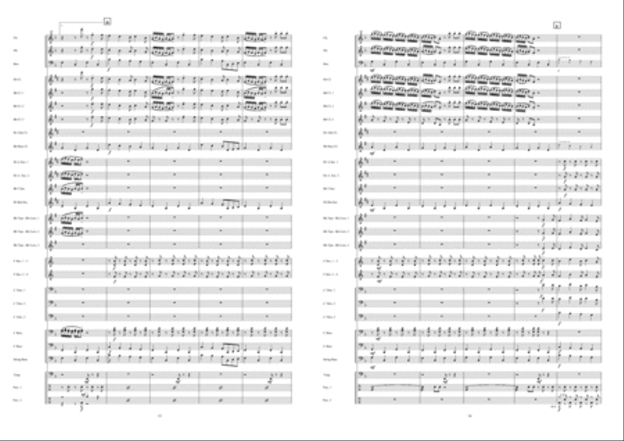 Zorba The Greek Concert Band scores gallery preview page 8
