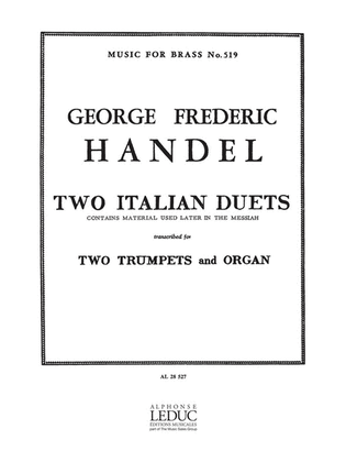 Book cover for 2 Italian Duets (trumpets 2 & Organ)